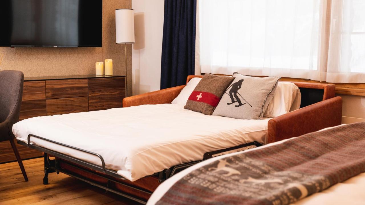 Wunderstay Alpine 16 Chic Studio Central Location Klosters-Serneus Exterior foto
