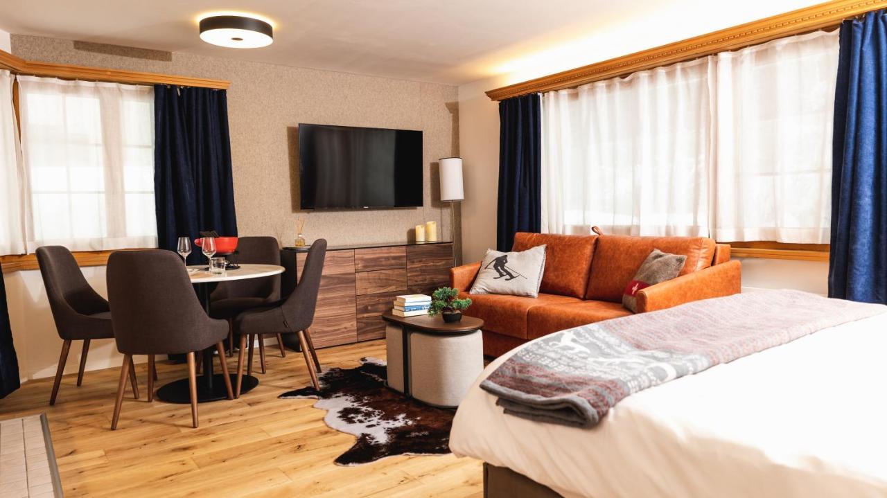 Wunderstay Alpine 16 Chic Studio Central Location Klosters-Serneus Exterior foto